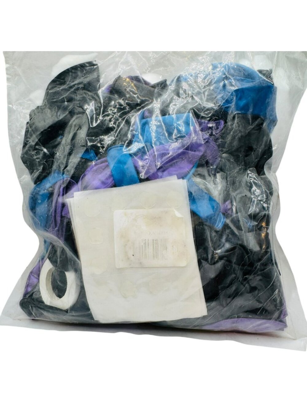 Assorted Latex Balloons In Purple Blue & Black – Party Decoration Supplies